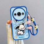 KEYSION P&otilde;rutuskindel &uuml;mbris Redmi A3 A3X jaoks kaelapaelaga Pehmest silikoonist armas 3D-multifilmikujuke Telefoni tagakaas Xiaomi POCO C61 jaoks for POCO C61