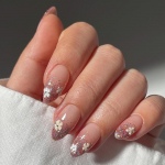 K&uuml;&uuml;neplaaster K&uuml;&uuml;nte Suvine K&uuml;&uuml;ne Kunst Prantsuse Lille Glitter V&otilde;ltsk&uuml;&uuml;ne Uus eemaldatav k&uuml;&uuml;nelaaster