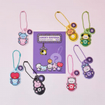 BT21 Minini Lucky Gatcha PVC juhuslik v&otilde;tmehoidja Random 1ea