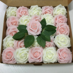 25 tk Kunstlilled T&otilde;elise v&auml;limusega vahtplastist v&otilde;ltsroosid vartega meisterdamiseks pulmakimpude jaoks Keskosad Lilleseade Peolauad Kodukaunistus