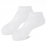 1paar silikoonist niisutavaid jalasokke kuivadele l&otilde;henenud jalgadele jalahooldus sokid Spa pedik&uuml;&uuml;ri sokid massaaži niisutav geelsokk