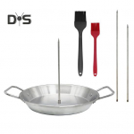 Roostevabast terasest vertikaalne varraste grillikomplekt 3 naelaga (8 /10 /12 ) Pintslid &Otilde;lipurgi kebabirest Tacos Al Pastor Kebabs Ahju BBQ B