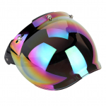 Mootorratas Retro 3?snap P&auml;ikesevisir Shield Tuulekindel kiiver Objektiiv V&auml;rviline