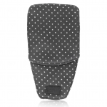 Laisk silmaplaaster, hingav, mugav valgete t&auml;ppidega musta mustriga ambl&uuml;oopia strabismuse silmaplaaster