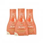 Nat Habit Face Scrub, Pumpkin Clay Exfoliating Mura For Deep Skin Detox of Dust, Smoke, Metals & Toxin (Pack of 3 x 25 gm)