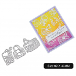 3 Naiste Koti Raam Metallist H&otilde;bedane &Scaron;abloon Reljeefl&otilde;iketerad DIY Scrapbooking Paberalbum Kaartide Valmistamiseks h&otilde;be