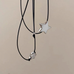 Y2K reguleeritav k&ouml;is Star Ripats Choker kaelakee Pentagrammi klavikulekett naiste ehted s&uuml;nnip&auml;evakingitus 1pc