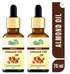 Cesaro Organics k&uuml;lmpressitud &ndash; magusa mandli&otilde;li &ndash; nahale ja juustele, 35 ml, 2. pakend ( 35 ml X 2)