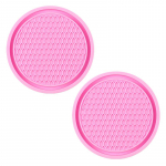 2PCS Car Auto Cup Holder Anti Slip ert Coasters Pads Interior Accessories Universal Fits Perfectly for Most Cups must