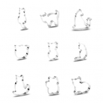 Yousheng 9 tk/komplekt k&uuml;psisevorm roostevabast terasest kassikujulised l&otilde;ikurid Taignasegu v&otilde;ileivad vorm Mitmeotstarbelised k&uuml;psetust&ouml;&ouml;riistad 1 Set