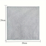 20 tk roostevabast terasest k&ouml;&ouml;gipuhastuslapid &ndash; kiiresti kuivavad v&otilde;repuhastid pottide ja pliitide jaoks, mitmeotstarbeline katlakivieemaldus alternatiiv traatpallidele 20*20cm