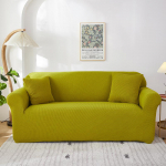 &Uuml;hev&auml;rviline kootud polaarfliisist diivanikate - T&auml;ielikult kattev padjakate 2-seater (145-185cm)