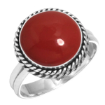 925 Sterling H&otilde;bedast S&otilde;rmus Naistele Kivist K&auml;sit&ouml;&ouml;na Valmistatud Ehted S&otilde;brap&auml;eva Kingitus Malahiit Kuukivi Roosa Kvarts Punane Kivi Suitsune Topaas Tiigrisilm Kost&uuml;&uuml;m 9.5 korallipunane v&auml;rv