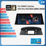 Ossuret 2din Android Auto Raadio Multimeedia Video M&auml;ngija BMW 5. seeriale E60 E61 E63 E64 3. seeriale E90 E91 E92 E93 Stereo GPS Intelligentne Carplay 4G RDS 6W 6G 64G