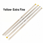 5 pcs or 10 pcs Dental 4mm Metal Polishing Stick Polish Strip with Single Sides of Diamond Sanding Surface Teeth Whitening Materials with hole 5 pcs Extra Fine