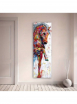 1 tk L&otilde;uendplakat, Hobuse pilt Seinakunst L&otilde;uendmaal Plakatitr&uuml;kid Loomamaal Kodu Deekor Raamita Seinakujundus 40cm*120cm punane