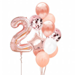 12 tk. numbriga foolium roosakuldsed lateks&otilde;hupallid palju &otilde;nne s&uuml;nnip&auml;evaks peokaunistus lastele beebit&uuml;druk 1. 1 2 3 4 5 6 7 8 9 aastane 1st birthday