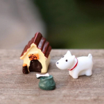 Creativity DIY Succulent Plants Pot Culture Micro lands craft Fairy Dog House Decoration Accessories