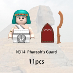 11 tk Keskaegne Teutooni r&uuml;&uuml;tli ehitusklots Vana-Egiptuse s&otilde;duri figuur S&otilde;jalise lossi relva tarvikud Klotsid M&auml;nguasi Laste kingitus N321