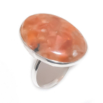 Hematoid Handmade 925 Sterling Silver Jewelry Ring Size 7.5 q7a40