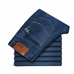 Suvine &Otilde;huke Meeste Sirge L&otilde;ikega Teksad Klassikaline Must Sinine Veniv Vabaaja &Auml;ri Baggy Denim P&uuml;ksid Meeste P&uuml;ksid 36