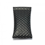 1 tk kaasaskantavad prillide hoiukohver Moodne p&auml;ikeseprillide kott Pu nahast prillide &uuml;mbris mobiiltelefoni kott mobiiltelefoni rahakott must