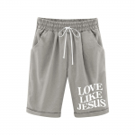 Summer casual sporty cpants for boys and girls with drawstring elastic belts and pocket prints 160