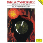 CD GUSTAV MAHLER, LEONARD BERNSTEIN, W - S&uuml;mfoonia nr 5 4236082 Deutsche Grammo 1988 Saksamaa ObiKlassikaline Kasutatud