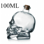 100&ndash;750 ml Creative Glass Skull Head Cup Viina-Shot viski veini joogipudel karahvin Joogin&otilde;ud baari t&ouml;&ouml;riistad Halloweeni kingitused As shown