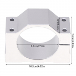 52mm 56mm 65mm 80mm Alumiiniumist Spindlikinnitus Mootorikinnitus CNC Graveerimisruutermasina Mootori Paigaldushoidikule