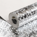 S&auml;deluspeegli efekt Mini mosaiik S&auml;ra Valgust peegeldav Kuldne foolium tapeet H&otilde;bedane foolium tapeet Papel De Parede Dekor 2mx53cm