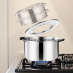 Steaming for Steamers Cooking Adapter Circular Partition Plate Sum Dumpling over Pots