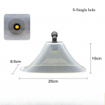 Tuulekindel pihustusotsik Tuulekaitse l&auml;bipaistev elektripihusti Tuulekindel kate maisip&otilde;ld S-Single hole