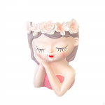 Fairy Head Flower Pot Creative Holder for Photos And Events in Garden Or Balcony