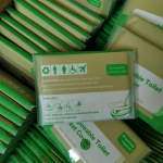 10 tk kaasaskantav tualettpaber, &uuml;hekordselt kasutatav WC-poti kate, reisik&auml;imla tualettkatted, matkak&auml;imla, kaasaskantav pott valge