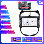 Ossuret Intelligent 7862 Android Auto raadiom&auml;ngija Peugeot 206 206CC 206SW 2000 -2008 jaoks Auto stereo Multimeedia Heli Traadita Carplay 7-tolline pea&uuml;ksus A S6 8Core 6G 64G AI