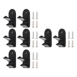 8x Cutting Mat Hanger with Double Hooks Holder Organizers Sturdy Black Equivalent to 16