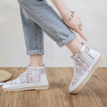 Tellige suurem, harajuku stiilis &uuml;li&otilde;pilane, lamedad vabaajajalatsid, v&otilde;rkkangast hingavad laisad &uuml;ksikud kingad, peen suvine Korea versioon 35