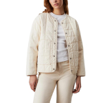 Calvin Klein Kirjam&auml;rgiga Tepitud L&otilde;tv L&otilde;ikega Denim Jakk Naiste Jakid Looduslik J20J223883-1AA L white
