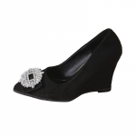 Kiilukanna moodsad kingad s&uuml;gis uus kiilukanna mustad k&otilde;rged kontsad naiste professionaalsed kingad 35 must