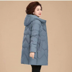 Sulejope, Keskmise pikkusega, Suur suurus, Naiste sulejope, Keskealiste ja eakate naiste talvemantel, Sulejope M sinine