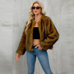 Women's loose-fitting plain-colored trench coat M