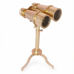 Messingist teleskoop puidust statiiviga Merenduslik Noodiline Vanaaegne Lauakaunistus M aero