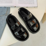 Naiste sandaalid platvormil, vabaaja suvekingad naistele, lamedad sandaalid, naiste kingad, kinnise ninaga, roosad, rooma stiilis, v&auml;ljal&otilde;igetega, naiste sandaalid 35