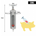 20ml 50ml Veterinaars&uuml;stlad Metallist Siga Veis Lammastesse S&uuml;stlad N&otilde;eltega Loomade Veterinaart&ouml;&ouml;riistad Kariloomade Ravimipihustid
