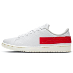 Air Jordan 1 Centre Court Banned Unisex tossud Valge University-Red Sail DJ2756-101 35.5