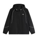 Li Ning Spordielustiili Seeria UV-kaitsega Kapuutsiga Kampsun Meeste &Uuml;ler&otilde;ivad Must AFDU549-3 XL