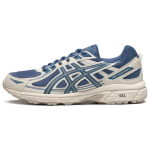 Asics Gel-Venture 6 Mugav Kangas S&uuml;nteetiline Nahk Madal L&otilde;ige Vabaaja Jooksujalatsid Meeste Tossud Sinine Valge 1011B550-400 41.5