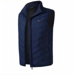 Unisex USB Infrapuna 11 K&uuml;tmisv&ouml;&ouml;ndiga Vest Jakk Talvine Elektriline Vest XXXL tumesinine v&auml;rv
