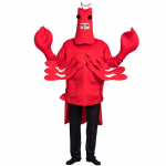 Komposiitk&auml;sn Punane Krabi Halloweeni Kost&uuml;&uuml;m, T&auml;iskasvanu Adult One Size punane